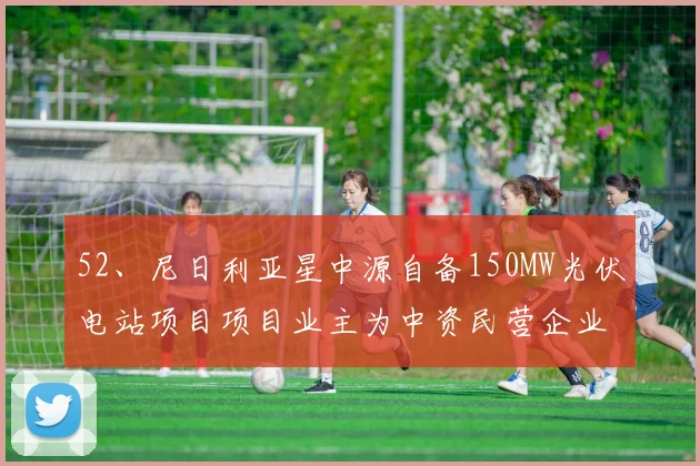 52、尼日利亚星中源自备150MW光伏电站项目项目业主为中资民营企业红星中源集团